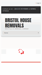 Mobile Screenshot of bristolhouseremovals.co.uk